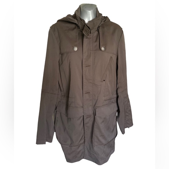 Theory Black Compactable Parka Winter Jacket EUC Size - Small - Picture 3 of 8